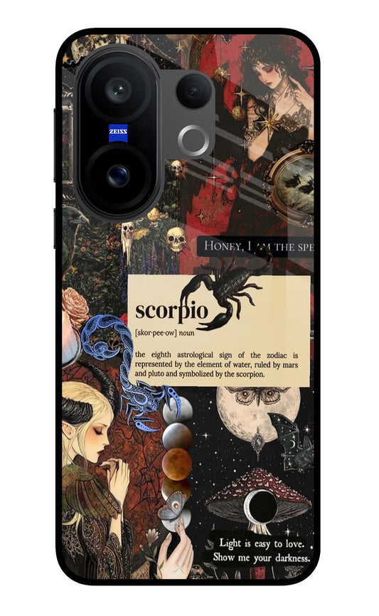 Scorpio Zodiac Vivo X200 FE Glass Case