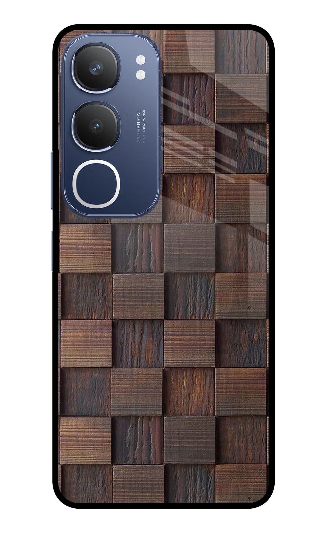 Wooden Cube Design Vivo Y29 5G Back Cover