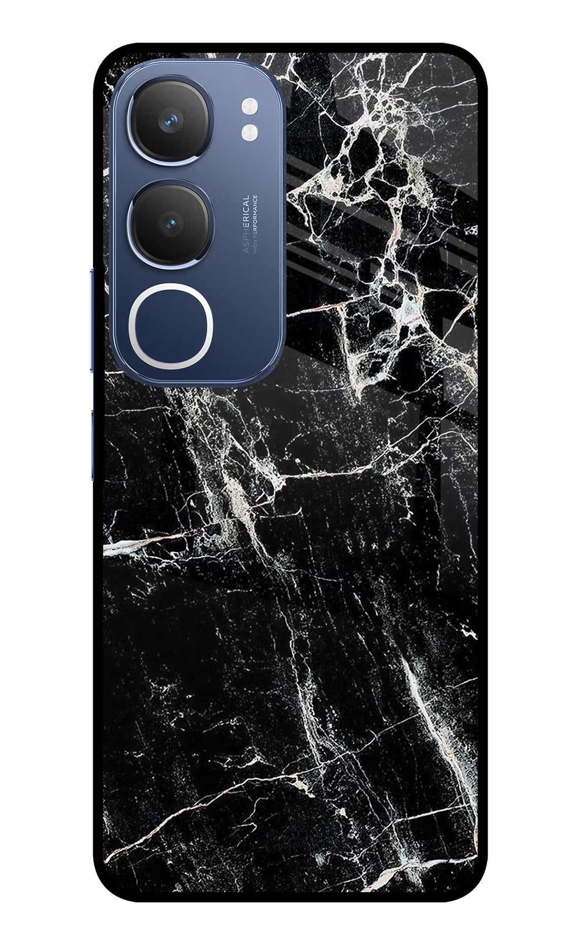 Black Marble Texture Vivo Y29 5G Back Cover