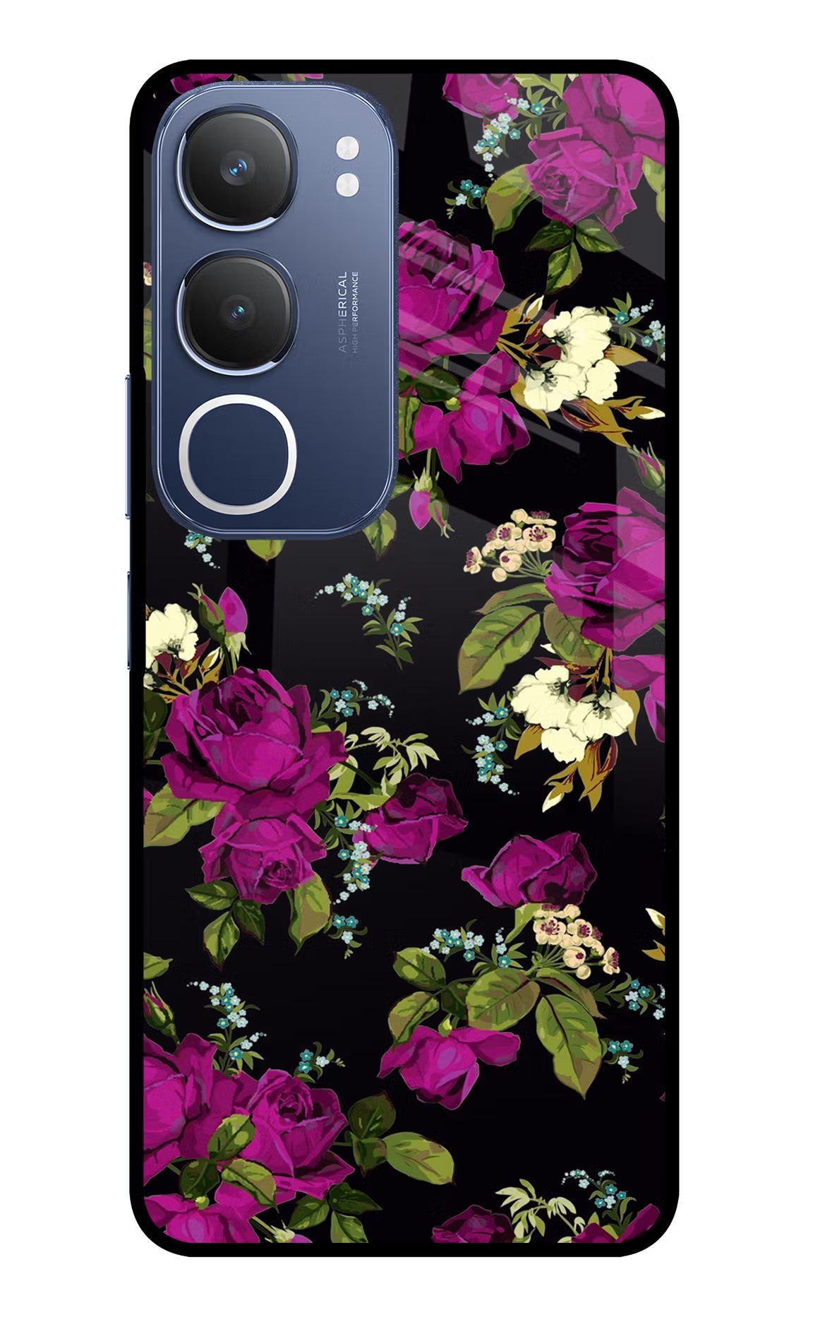 Flowers Vivo Y29 5G Glass Case