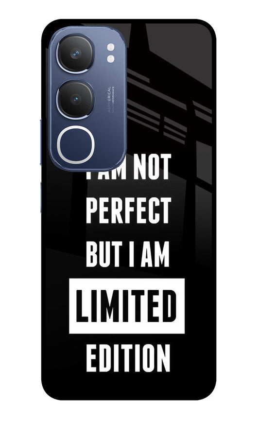 I Am Not Perfect But I Am Limited Edition Vivo Y29 5G Back Cover