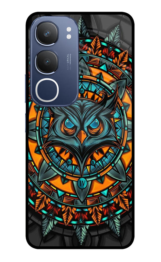 Angry Owl Art Vivo Y29 5G Glass Case