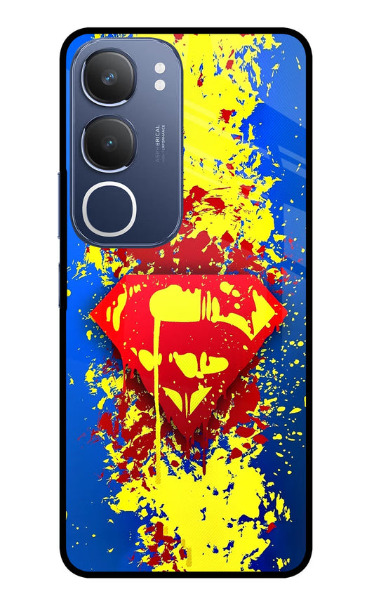 Superman logo Vivo Y29 5G Glass Case