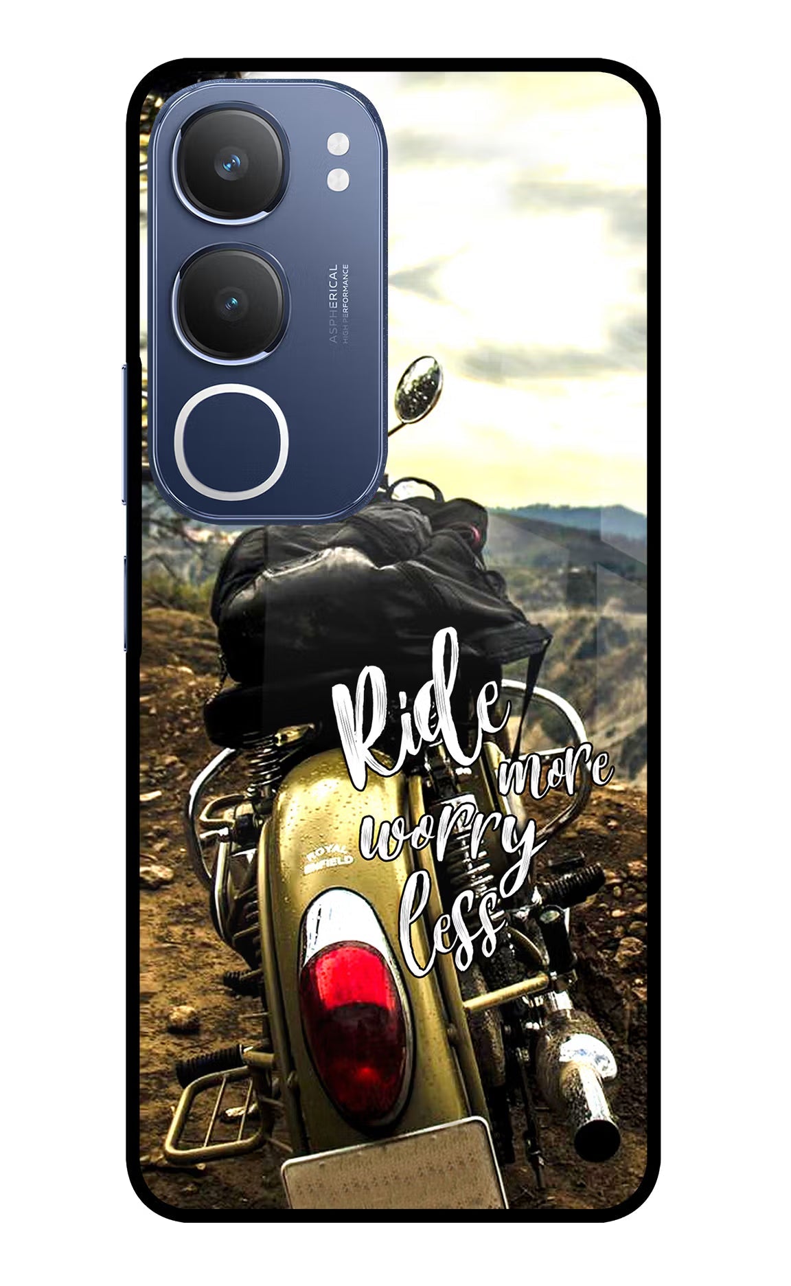 Ride More Worry Less Vivo Y29 5G Back Cover