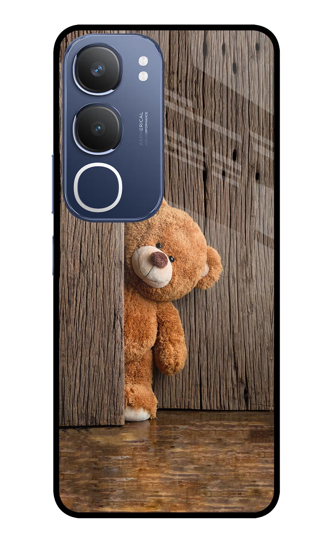 Teddy Wooden Vivo Y29 5G Glass Case