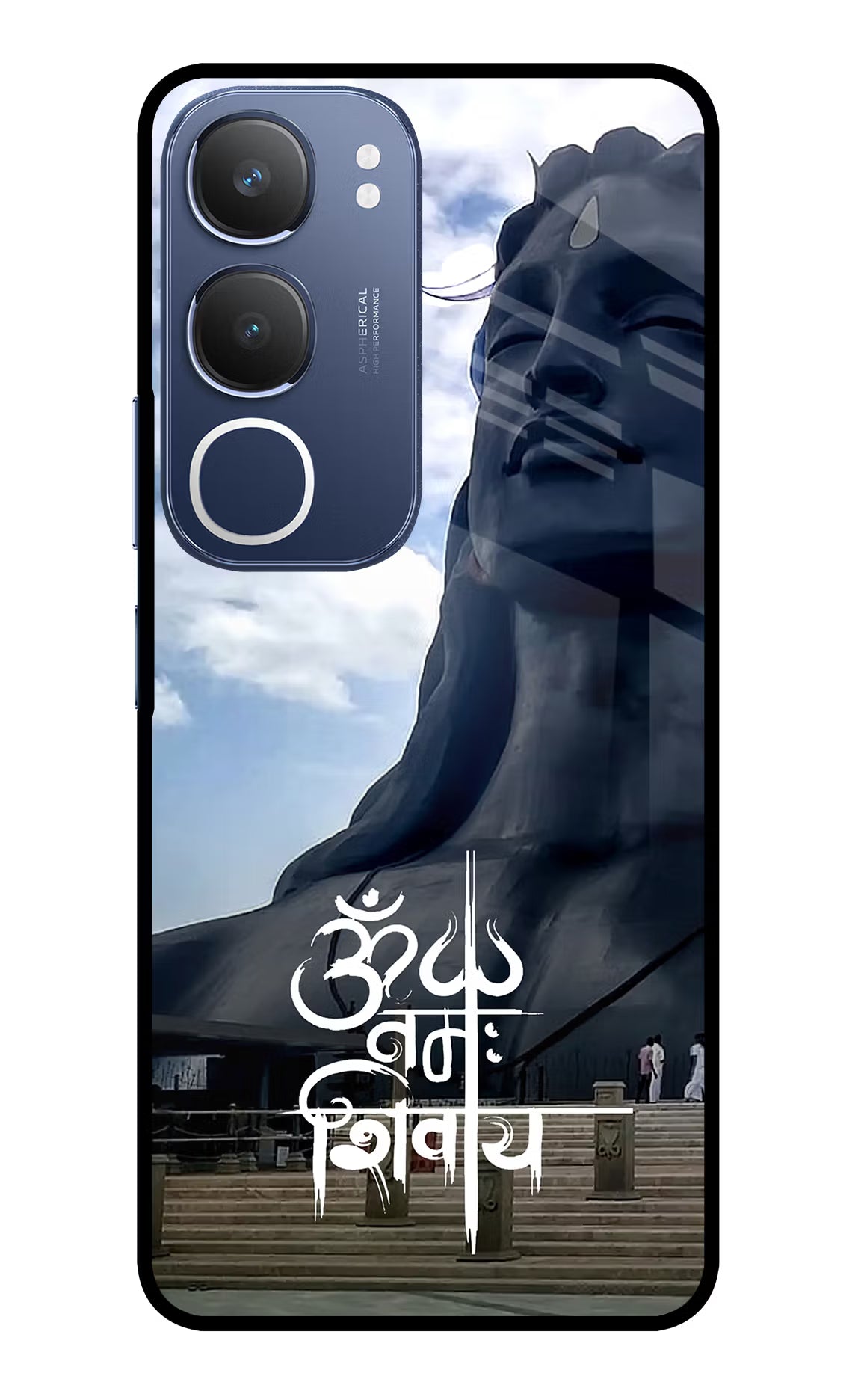 Om Namah Shivay Vivo Y29 5G Glass Case