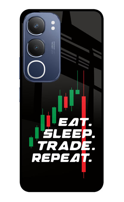 Eat Sleep Trade Repeat Vivo Y29 5G Back Cover