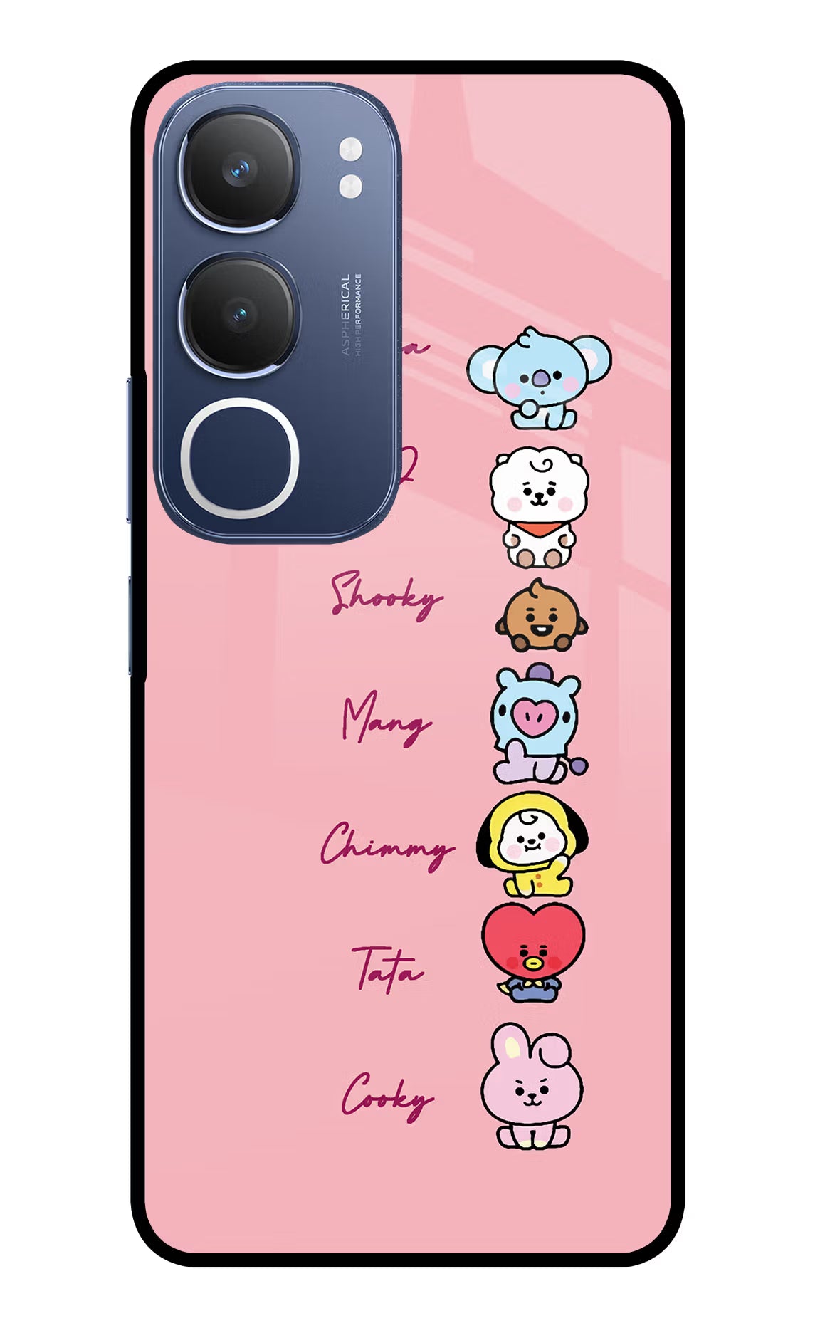 BTS names Vivo Y29 5G Back Cover
