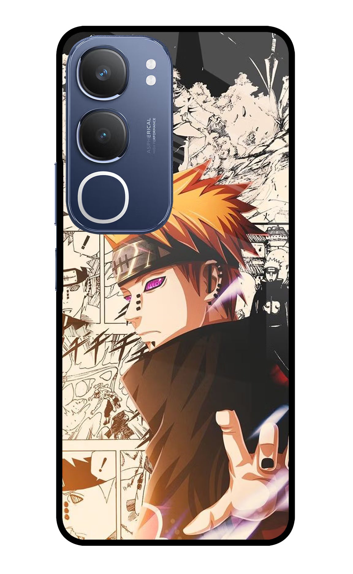 Pain Anime Vivo Y29 5G Glass Case