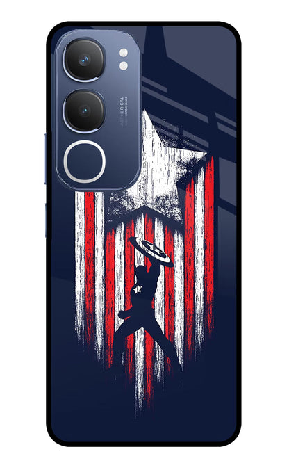 Captain America Marvel Art Vivo Y29 5G Back Cover