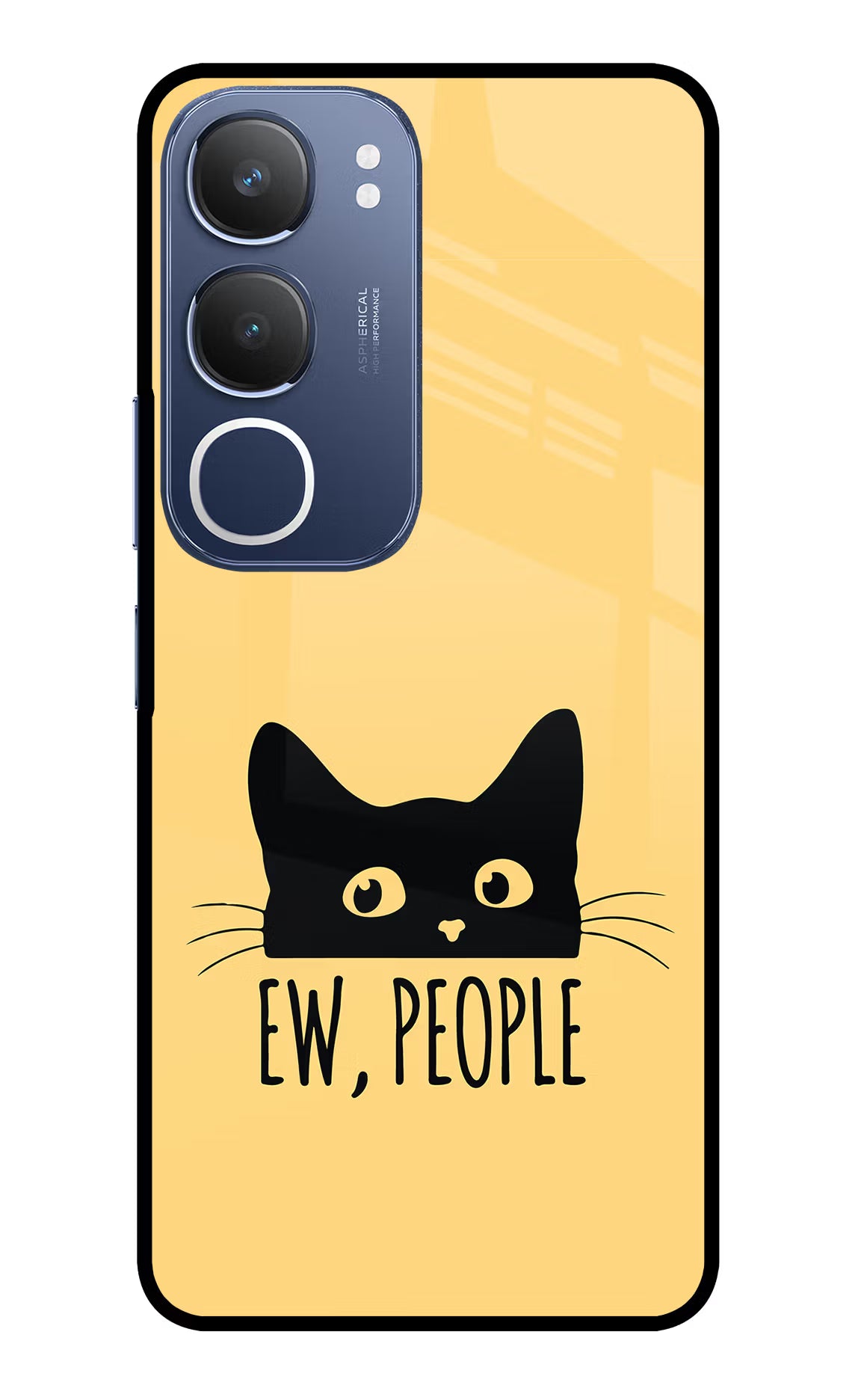 Ew People Catitude Vivo Y29 5G Glass Case