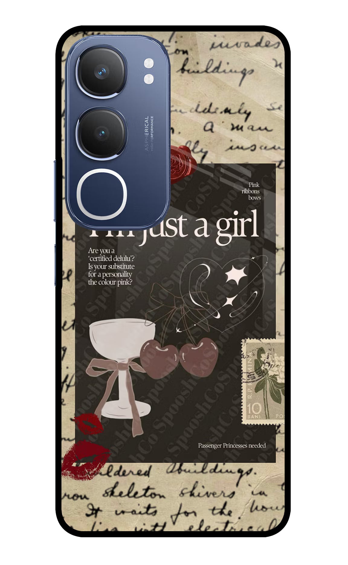 I am just a girl Vivo Y29 5G Back Cover