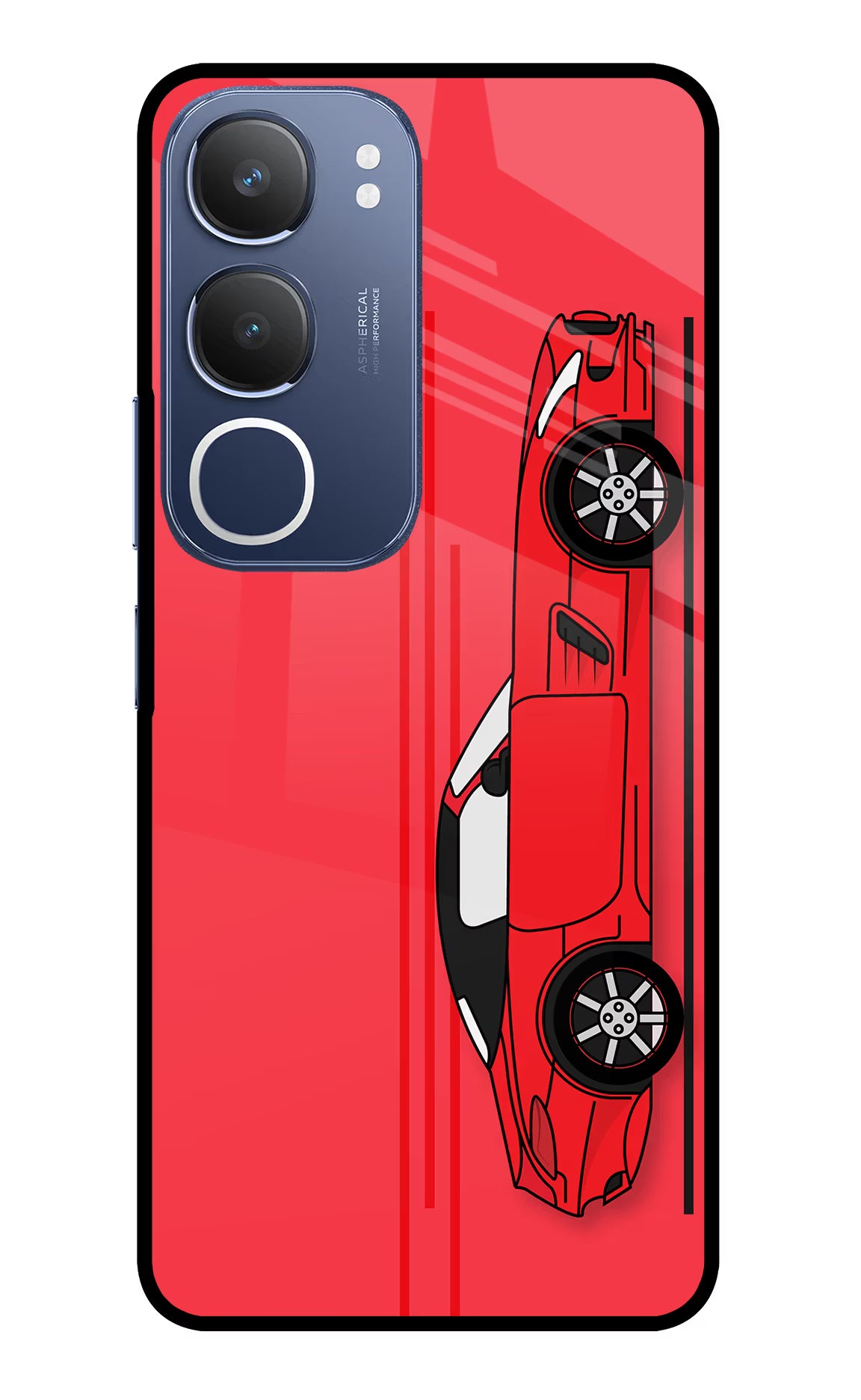 Red Velocity Vivo Y29 5G Back Cover