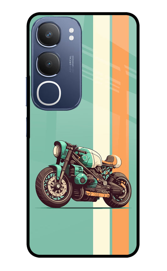 Striped Moto Drift Vivo Y29 5G Back Cover