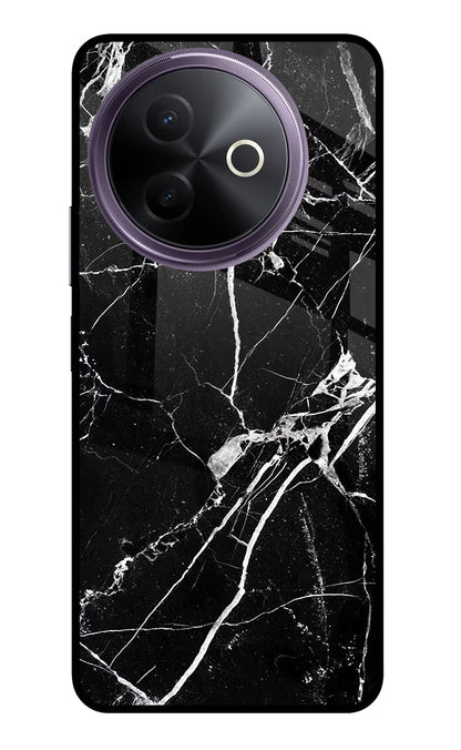 Black Marble Pattern Vivo Y39 5G Back Cover