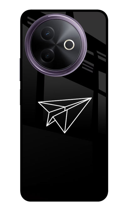 Paper Plane White Vivo Y39 5G Back Cover
