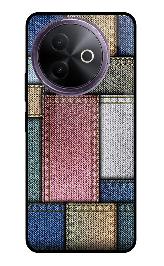 Multicolor Jeans Vivo Y39 5G Glass Case