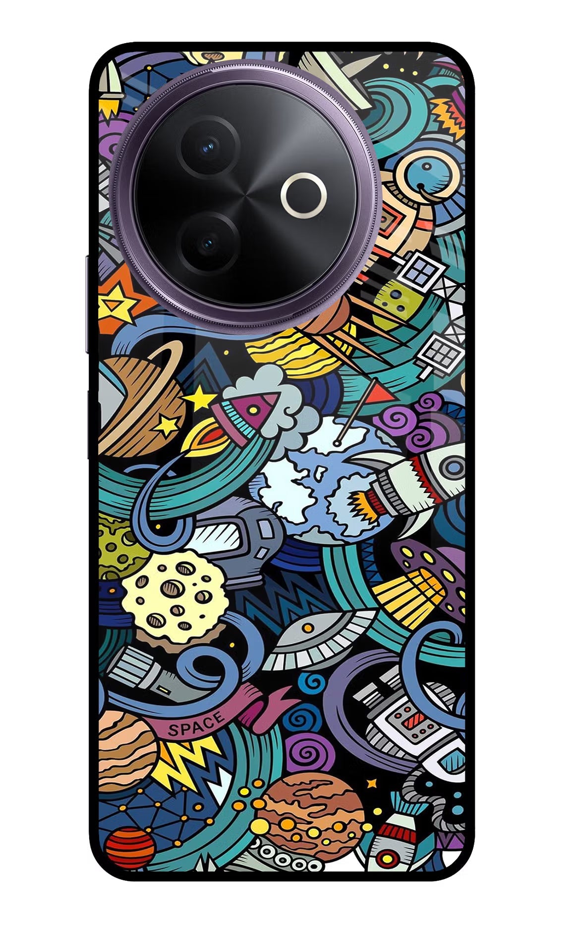 Space Abstract Vivo Y39 5G Back Cover