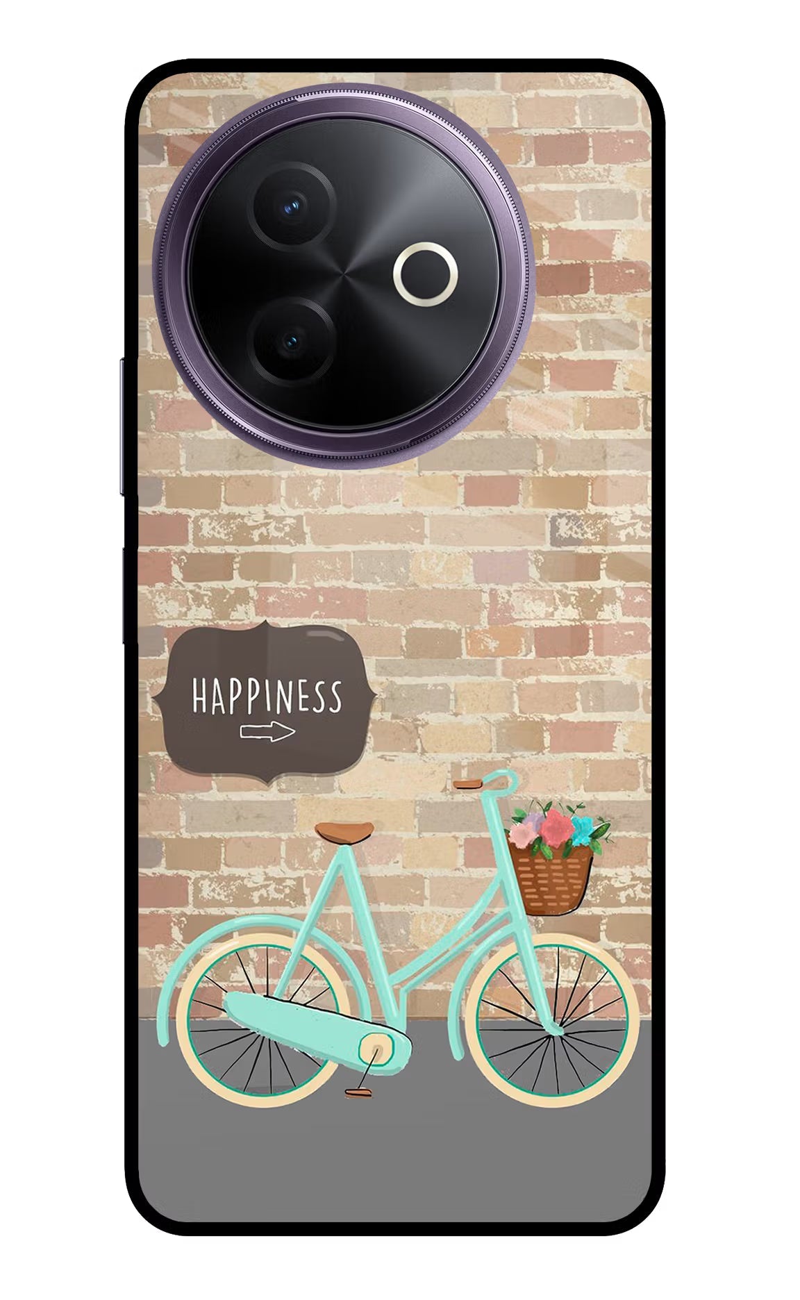 Happiness Artwork Vivo Y39 5G Glass Case