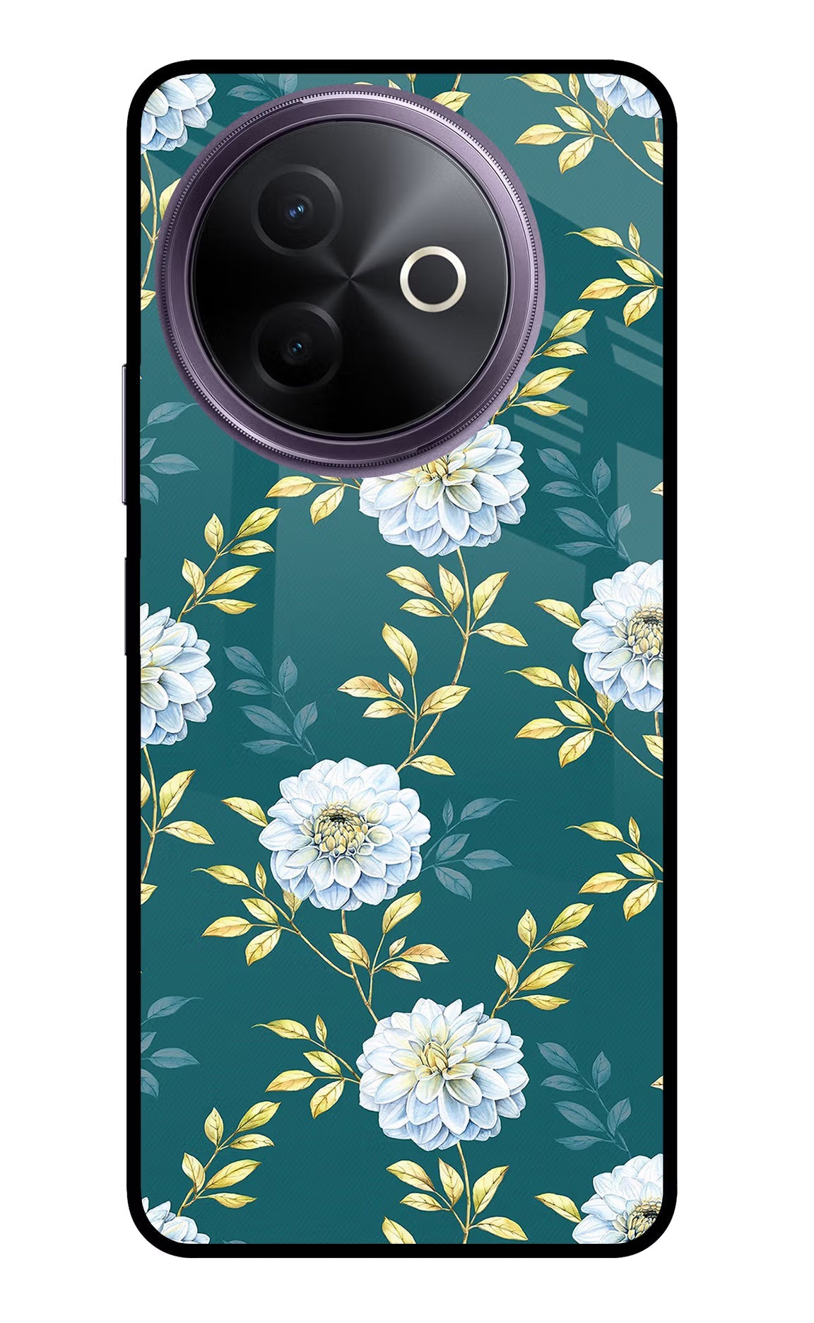 Flowers Vivo Y39 5G Back Cover
