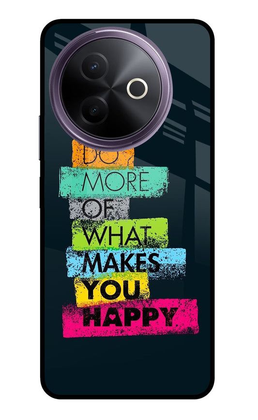 Do More Of What Makes You Happy Vivo Y39 5G Back Cover