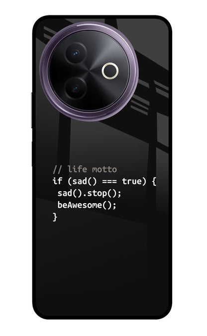 Life Motto Code Vivo Y39 5G Back Cover