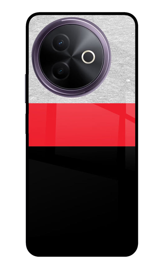 Tri Color Pattern Vivo Y39 5G Glass Case