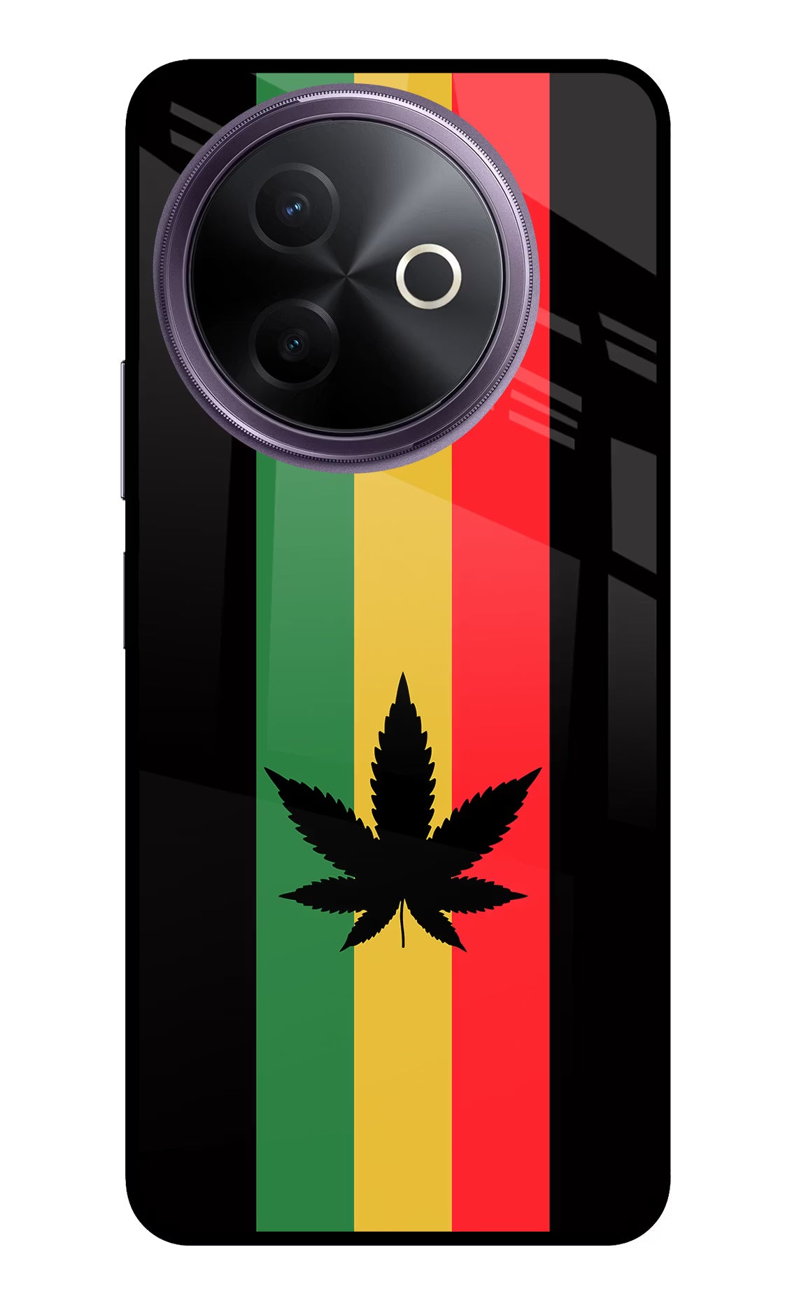 Weed Flag Vivo Y39 5G Glass Case