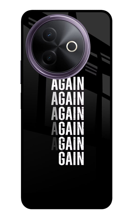 Again Again Gain Vivo Y39 5G Glass Case