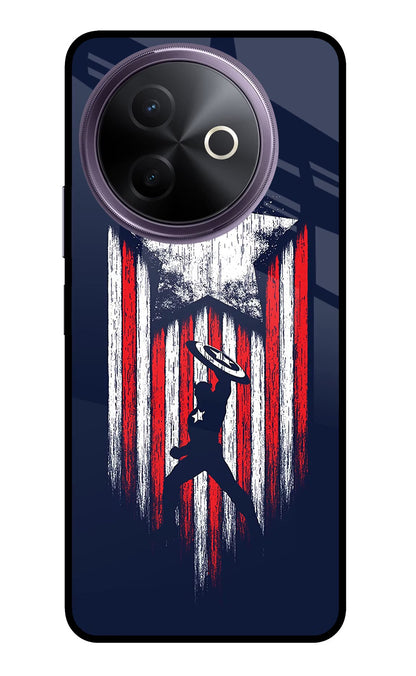 Captain America Marvel Art Vivo Y39 5G Back Cover