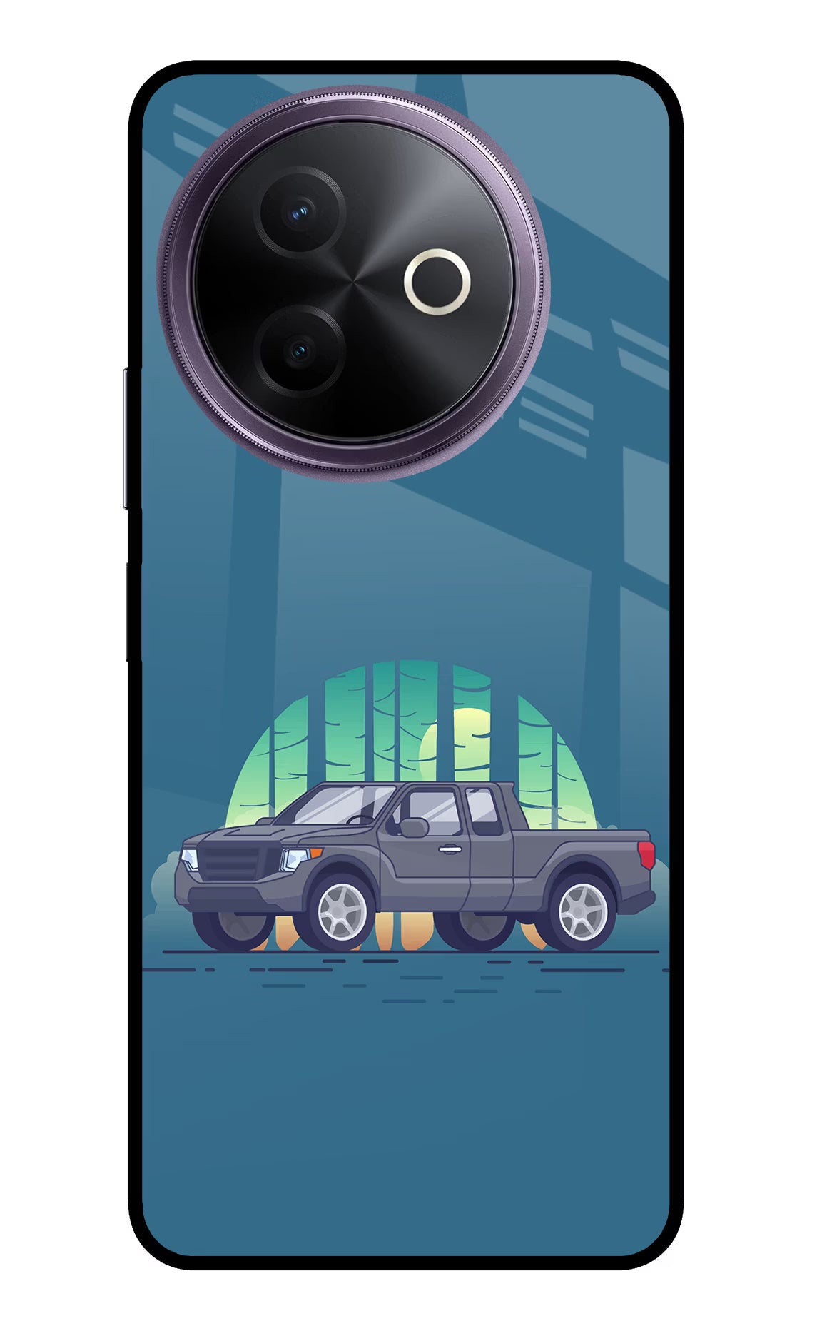 Retro Garage Vibe Vivo Y39 5G Back Cover
