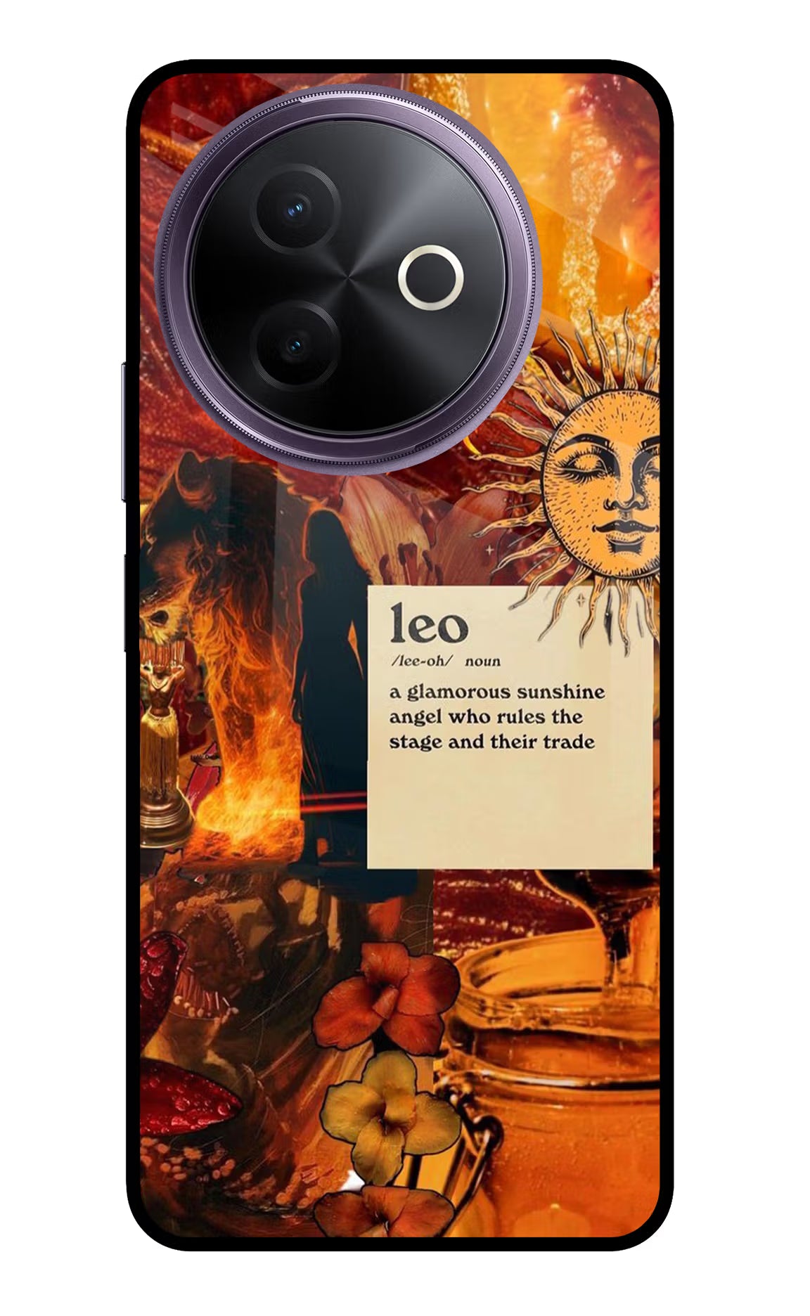 Leo Zodiac Vivo Y39 5G Back Cover