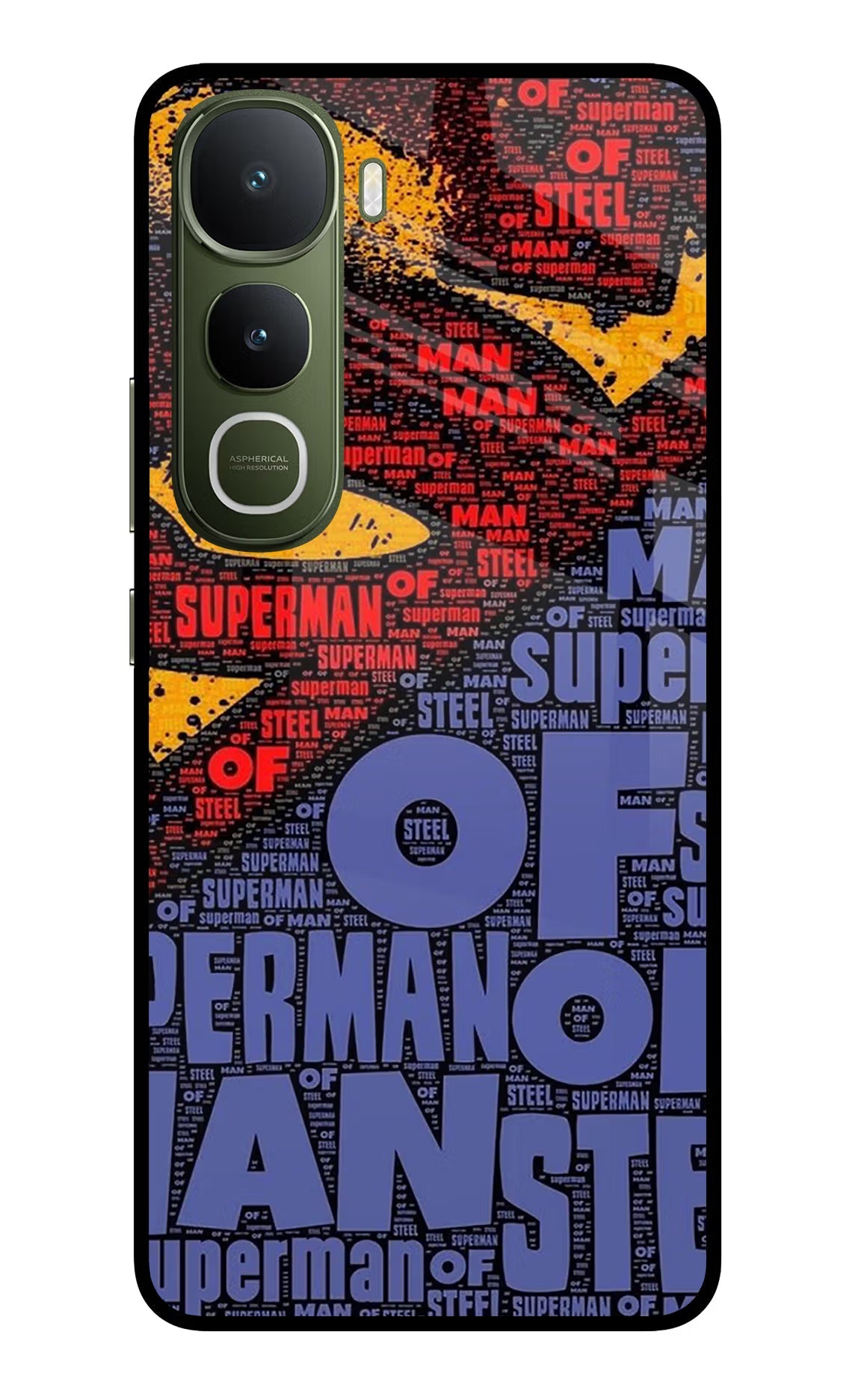 Superman Vivo Y400 5G Glass Case