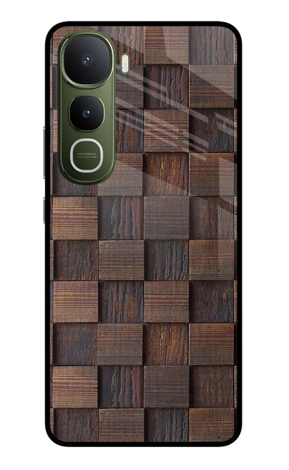 Wooden Cube Design Vivo Y400 5G Back Cover