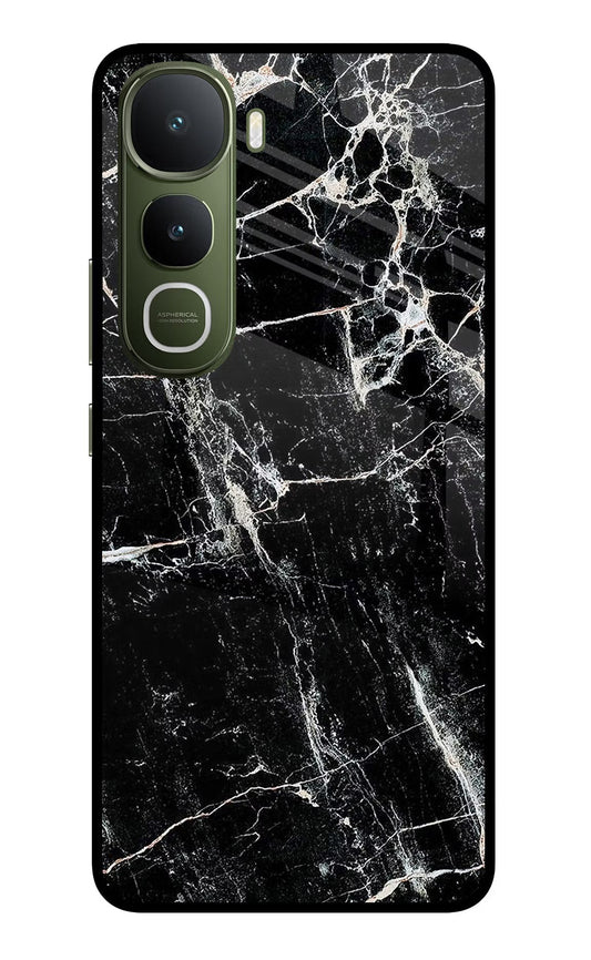 Black Marble Texture Vivo Y400 5G Back Cover