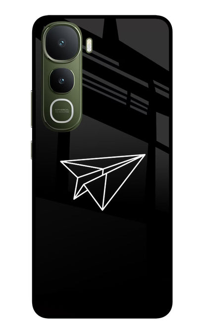 Paper Plane White Vivo Y400 5G Back Cover