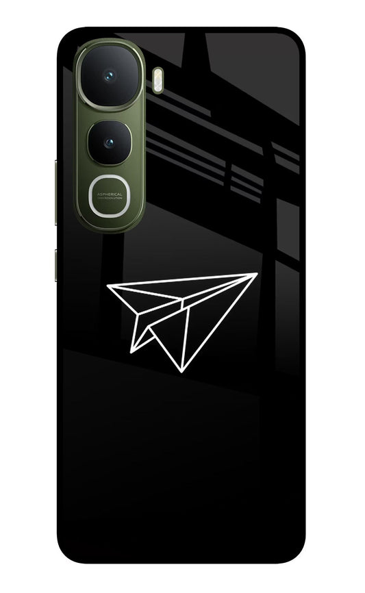 Paper Plane White Vivo Y400 5G Back Cover