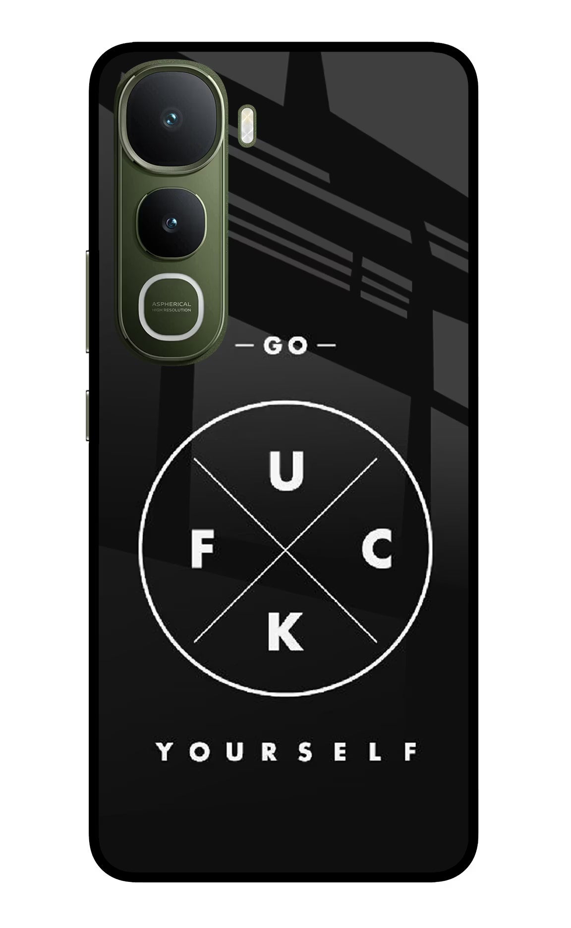 Go Fuck Yourself Vivo Y400 5G Glass Case