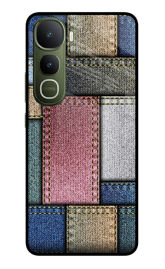 Multicolor Jeans Vivo Y400 5G Glass Case