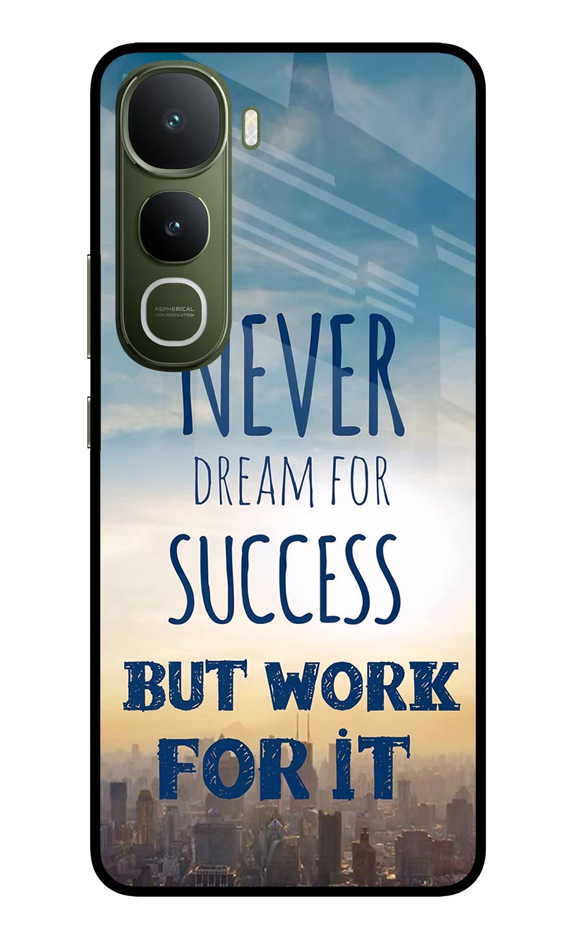 Never Dream For Success But Work For It Vivo Y400 5G Back Cover