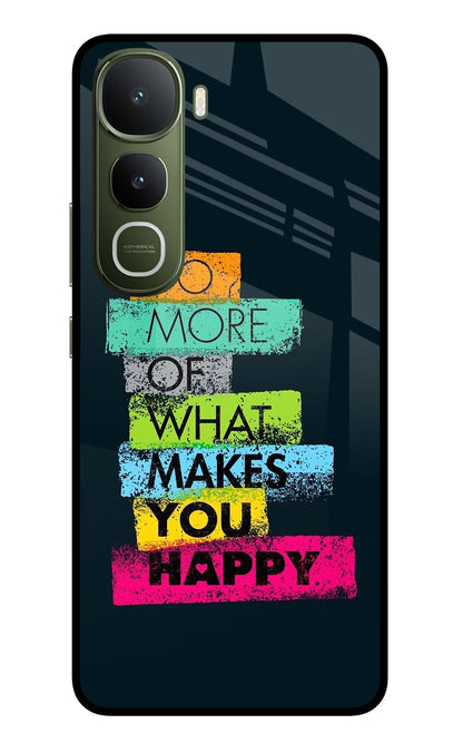 Do More Of What Makes You Happy Vivo Y400 5G Back Cover