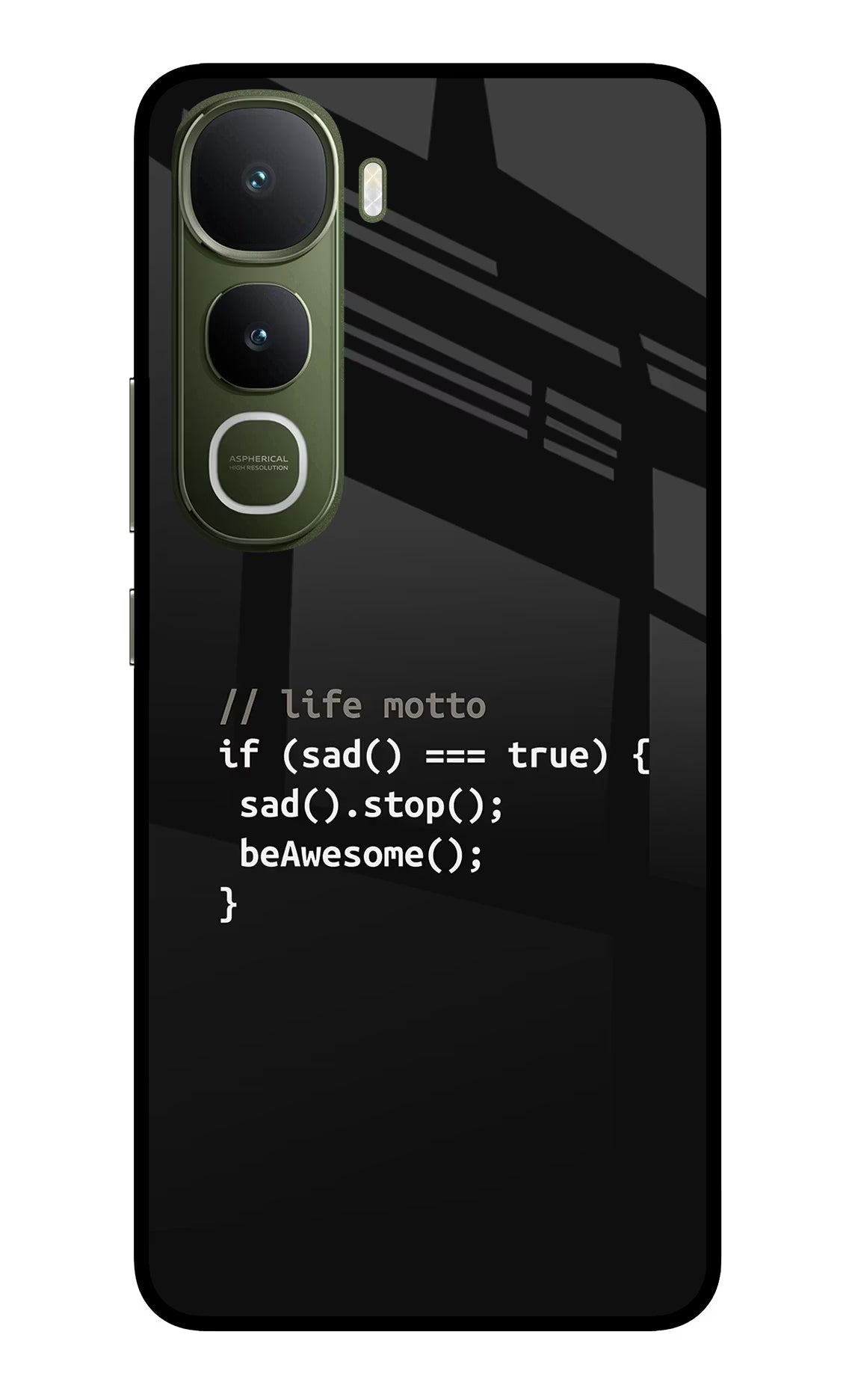 Life Motto Code Vivo Y400 5G Back Cover