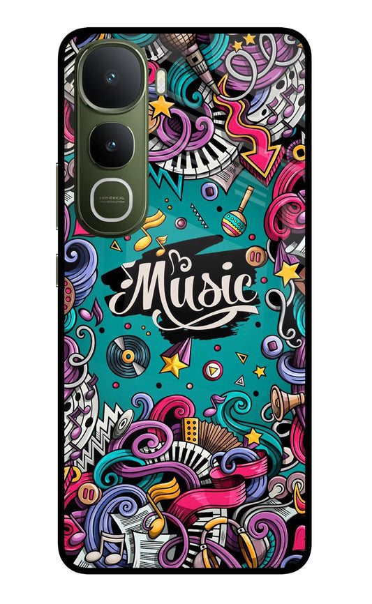 Music Graffiti Vivo Y400 5G Back Cover