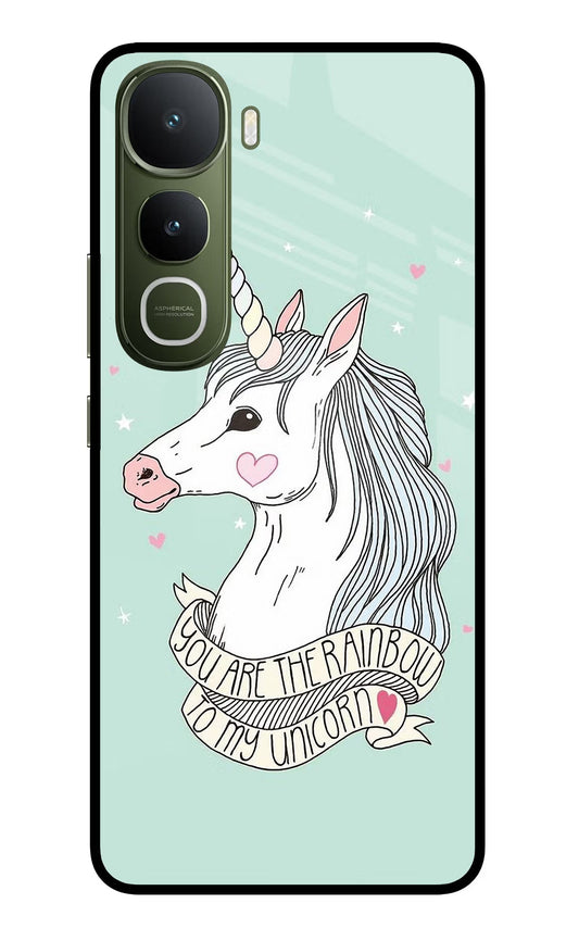 Unicorn Wallpaper Vivo Y400 5G Glass Case