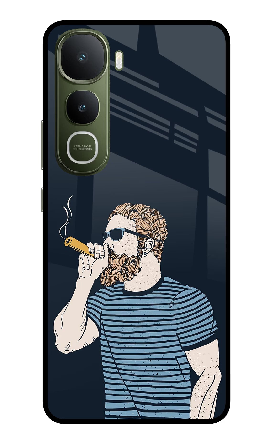 Smoking Vivo Y400 5G Glass Case