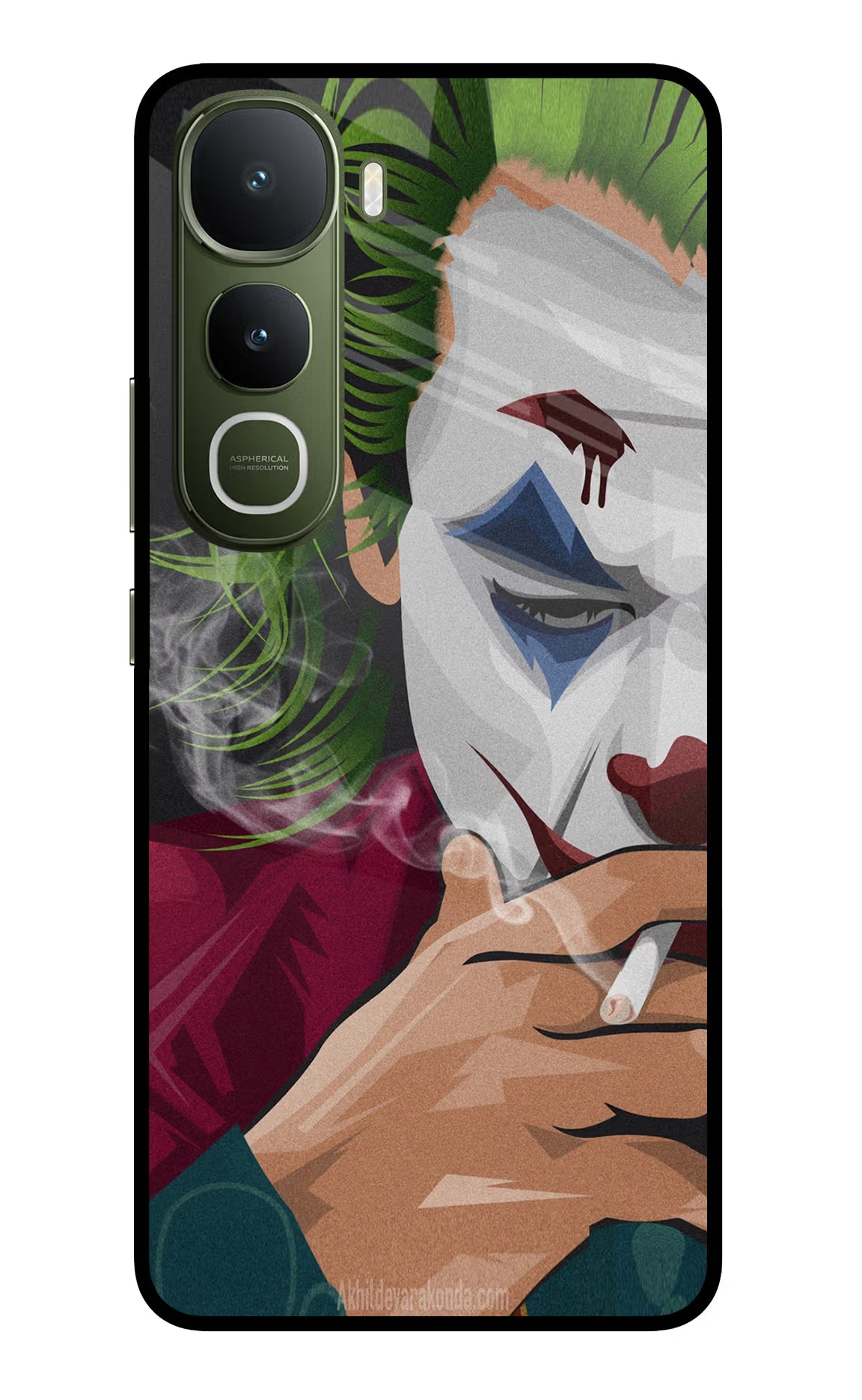 Joker Smoking Vivo Y400 5G Glass Case