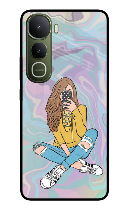 Selfie Girl Vivo Y400 5G Back Cover