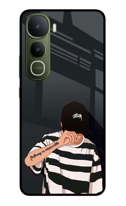 Aesthetic Boy Vivo Y400 5G Glass Case