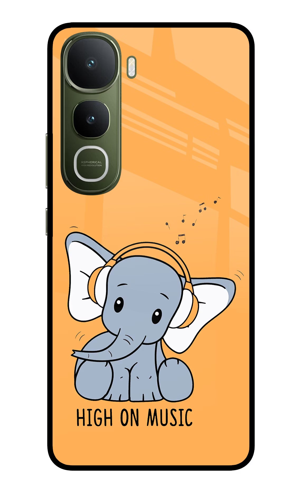 High On Music Vivo Y400 5G Back Cover