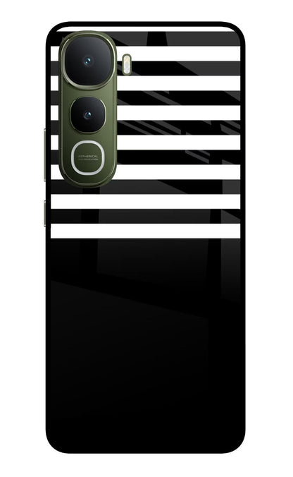 Black and White Print Vivo Y400 5G Back Cover